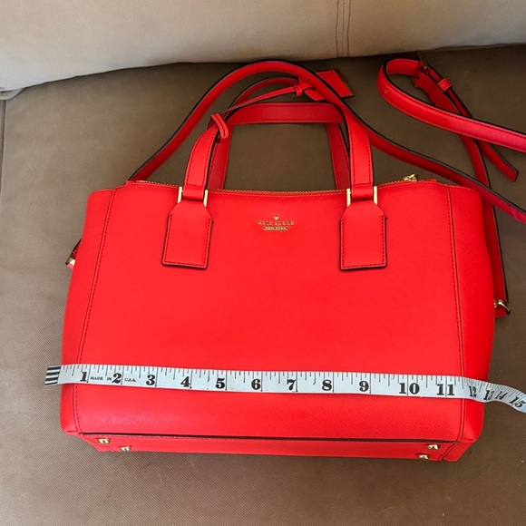 Kate Spade Vibrant Red Satchel - Picture 8 of 10